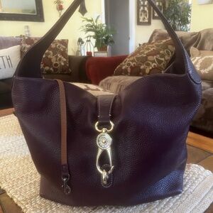 DOONEY & BOURKE Burgundy Belvedere Shoulder Bag